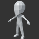 Low Poly Base Mesh Cartoon Character - 3DOcean Item for Sale