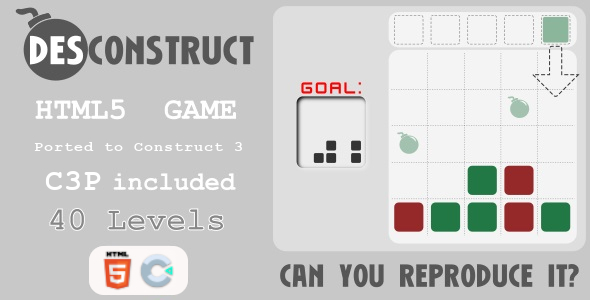 (des)Construct - HTML5 Puzzle Game