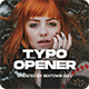 Typography Opener - VideoHive Item for Sale
