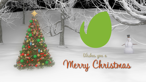 Merry Christmas Logo Intro