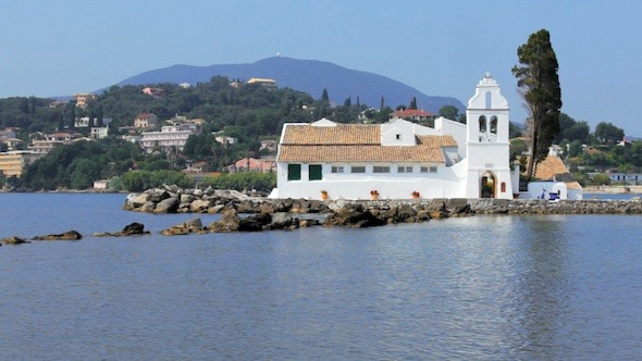 Vlacherna Monastery, Kanoni, Corfu, Greece