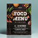 Restaurant Food Menu Flyer - GraphicRiver Item for Sale