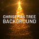 Gold Christmas Tree Background - VideoHive Item for Sale
