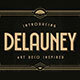 Delauney - Art Deco Font - GraphicRiver Item for Sale