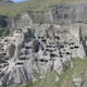 Ancient cave city Vardzia drone view - VideoHive Item for Sale