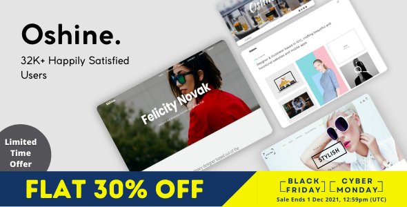 Тема WordPress Oshine - Multipurpose Creative WordPress Theme