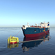 Oil tanker at the SPM buoy - 3DOcean Item for Sale