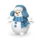 Christmas Character Funny Snowman - GraphicRiver Item for Sale