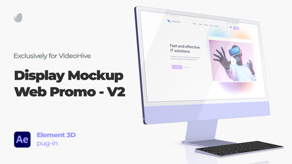 Display Mockup Promo - Web Screen Presentation