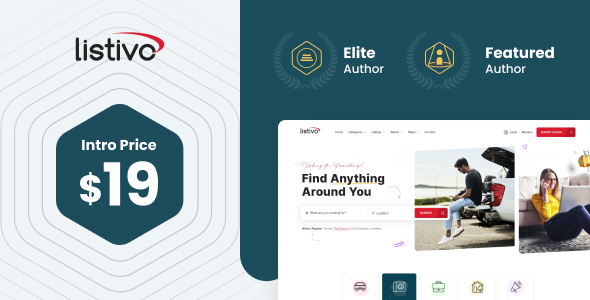 Тема WordPress Listivo - Classified Ads WordPress Theme