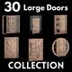 Exterior Large Door Collection - 3DOcean Item for Sale