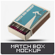 Match Box Mock-up - GraphicRiver Item for Sale