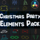 Christmas Party Elements Pack | DaVinci Resolve - VideoHive Item for Sale