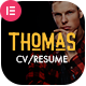 Thomas - CV/Portfolio Elementor Template Kit - ThemeForest Item for Sale