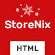 StoreNix - Multipurpose Ecommerce Shop HTML Template - ThemeForest Item for Sale