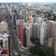 Skyscrapers, Buildings, Japanese Immigration Memorial (Curitiba) aerial view - VideoHive Item for Sale