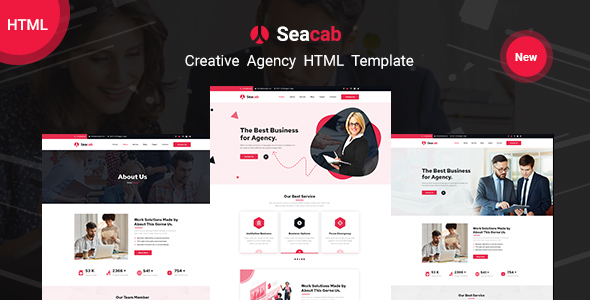 Seacab - Creative Agency HTML Template