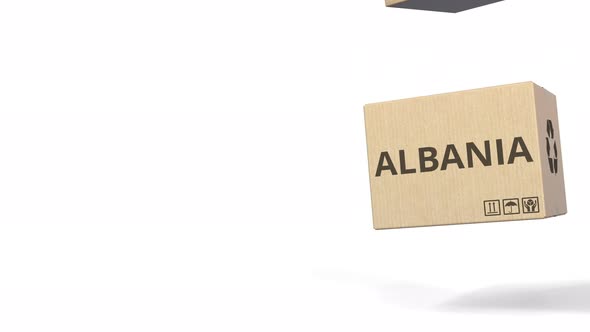 PRODUCT OF ALBANIA Text on Cartons