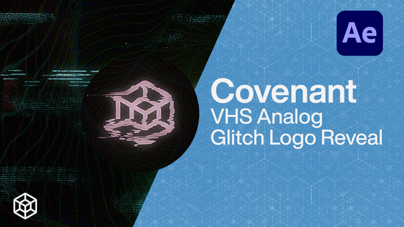 Covenant - VHS Analog Glitch Logo Reveal