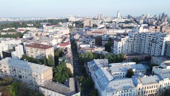 Kyiv - Aerial View of the Capital of Ukraine. Kiev