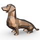 dachshund figure - 3DOcean Item for Sale