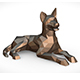 German shepherd figure - 3DOcean Item for Sale