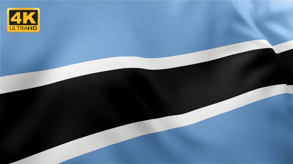 Botswana Flag - 4K