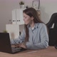 The Girl in the Office is Distracted By the Phone - VideoHive Item for Sale