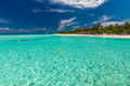 White sandy beach in Maldives with amazing blue lagoon - PhotoDune Item for Sale