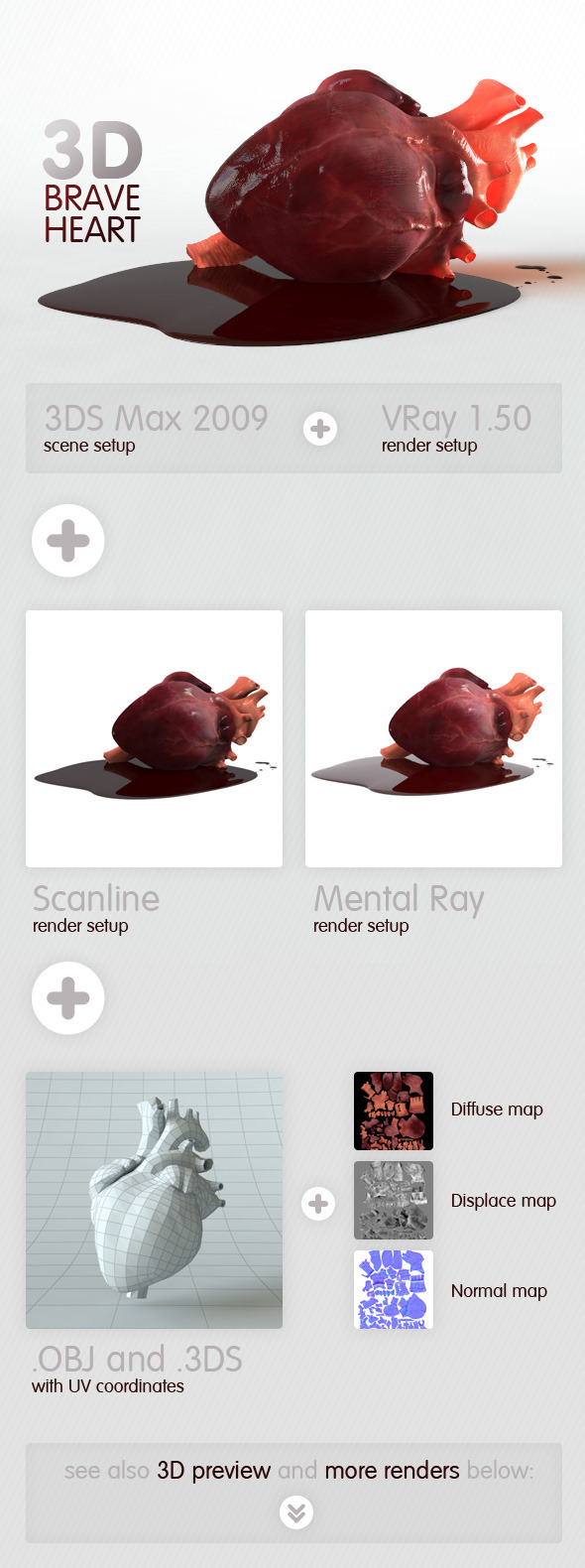 Brave Heart (3D model of human heart)