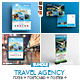 Travel Agency Promotional Print Template Bundle - GraphicRiver Item for Sale