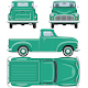 Retro Pickup Template - GraphicRiver Item for Sale
