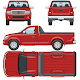 Pickup Truck Template - GraphicRiver Item for Sale