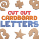 Cut Out Cardboard Letters - GraphicRiver Item for Sale