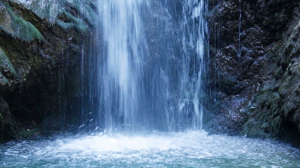 Chantara Waterfall In Troodos Mountain Cave 2