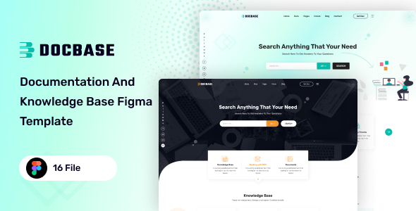 DocBase - Documentation & Knowledge Base Figma Template