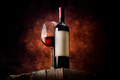 Wine on a wooden table - PhotoDune Item for Sale