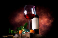 Tangerine wine in glassware - PhotoDune Item for Sale