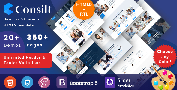 Consilt - Business Consulting HTML Template