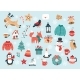 Christmas and New Year Collection of Cute Animals - GraphicRiver Item for Sale