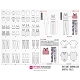 Women's Sportswear Vector Flat Sketch Set - GraphicRiver Item for Sale