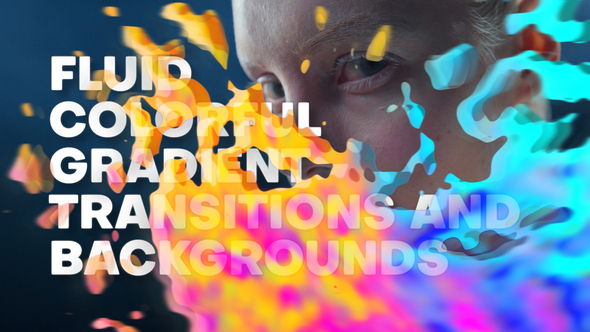 Fluid Colorful Gradient Transitions and Backgrounds