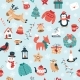Christmas Pattern with Cute Seasonal Elements - GraphicRiver Item for Sale