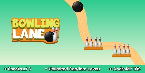 Bowling Lane - HTML5 Game (Construct 3)