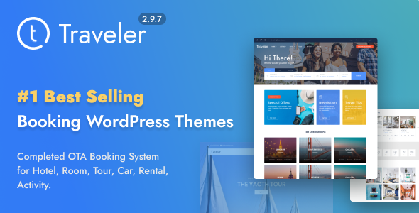 Travel Booking WordPress Theme