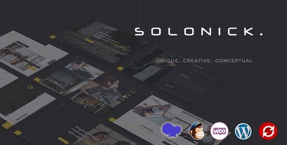 Solonick – Personal Portfolio WordPress Theme