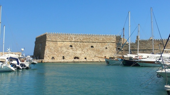 Sea Port Medieval Castle, Heraklion, Crete  alt