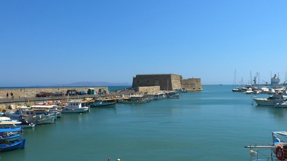 Sea Port Medieval Castle, Heraklion, Crete 