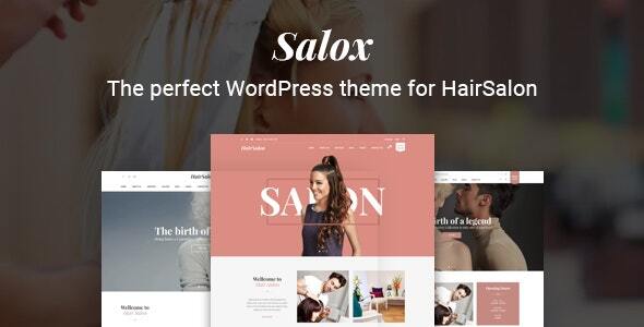 Salox | Hair Salon WordPress Theme