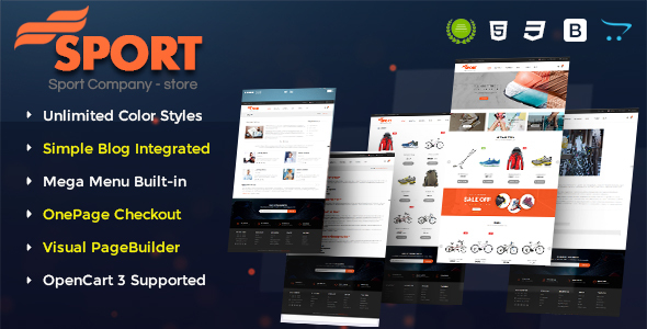 Sport - Multipurpose eCommerce3 Theme